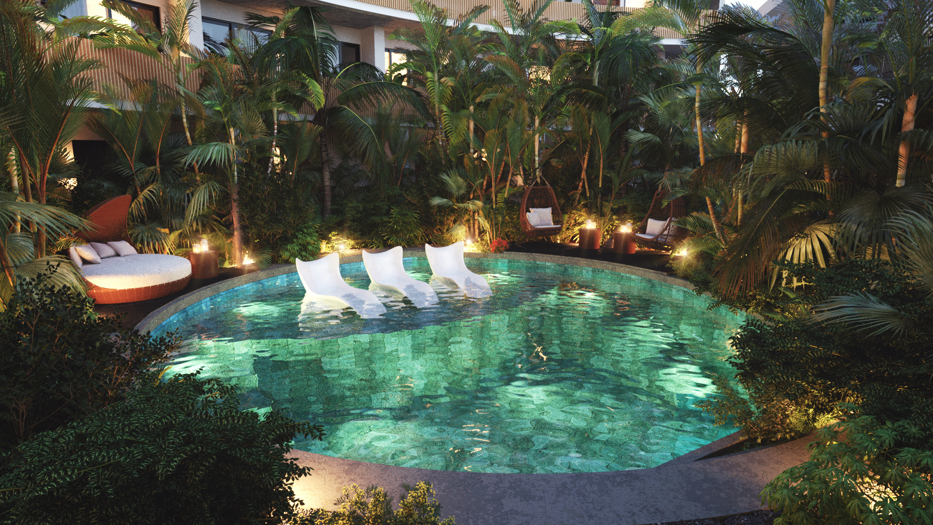 CondoHotel for Sale in Tulum. DE1035 Real Estate Company Playa Del