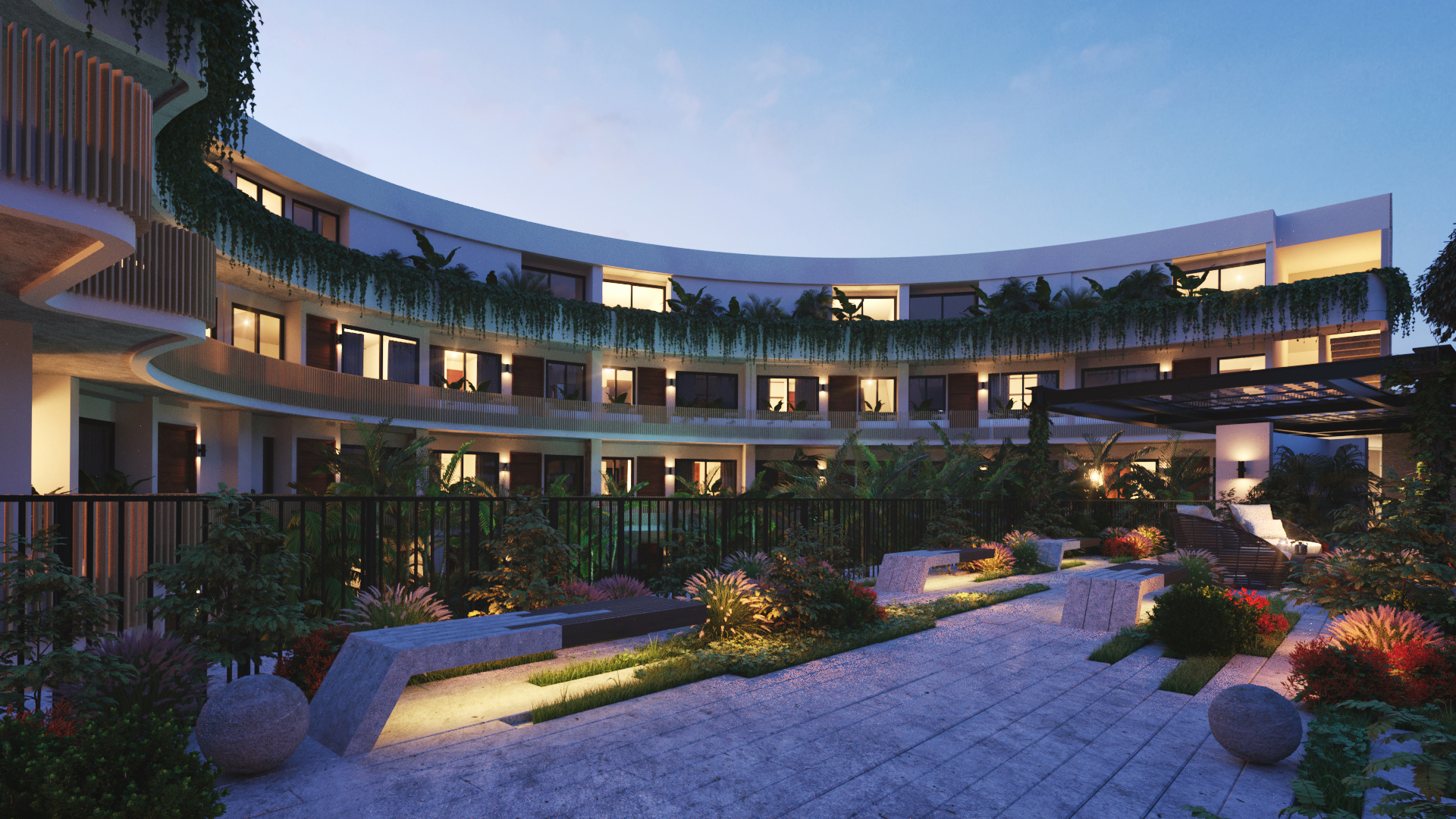 CondoHotel for Sale in Tulum. DE1035 Real Estate Company Playa Del