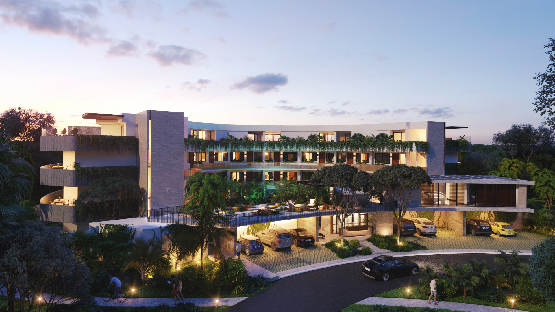 CondoHotel for Sale in Tulum. DE1035 Real Estate Company Playa Del