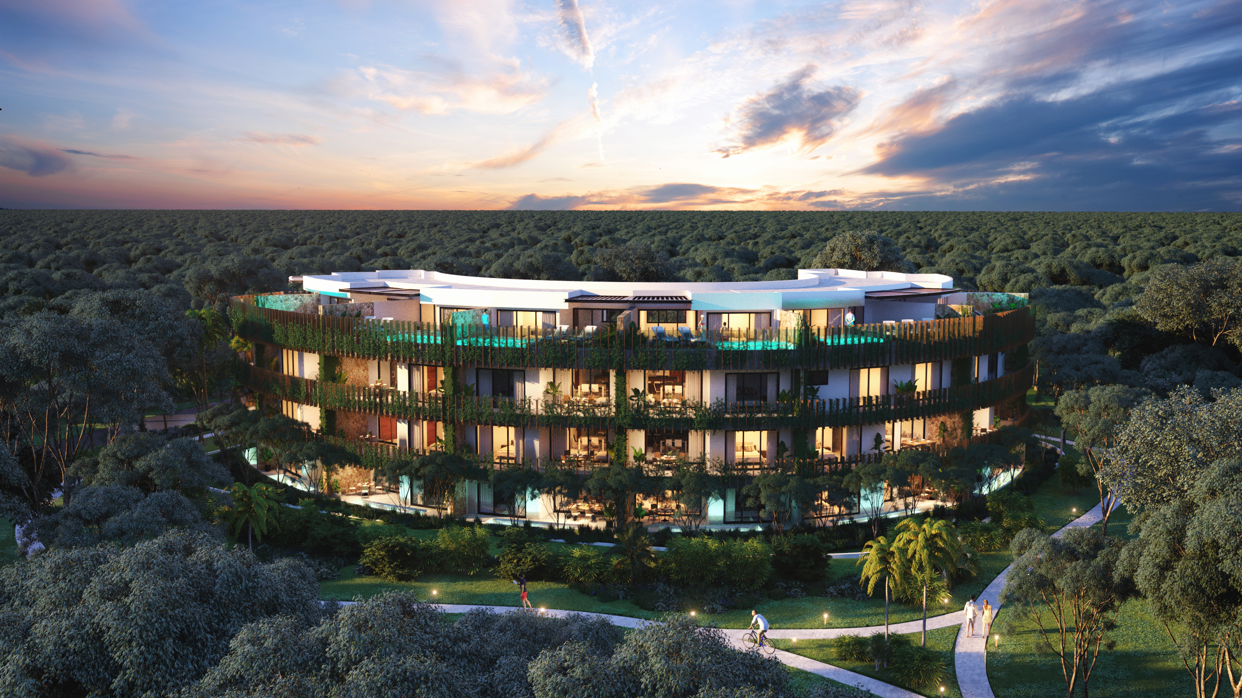 CondoHotel for Sale in Tulum. DE1035 Real Estate Company Playa Del